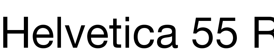 Helvetica 55 Roman Yazı tipi ücretsiz indir